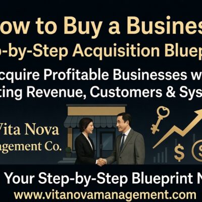 HOW TO BUY A BUSINESS